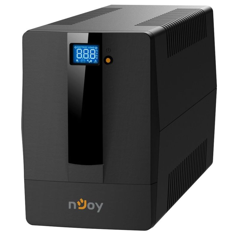 ИБП NJOY Horus Plus 1500 (PWUP-LI150H1-AZ01B) Lin.int., AVR, 4 x евро, USB, LCD, пластик (Horus Plus 1500 USB)