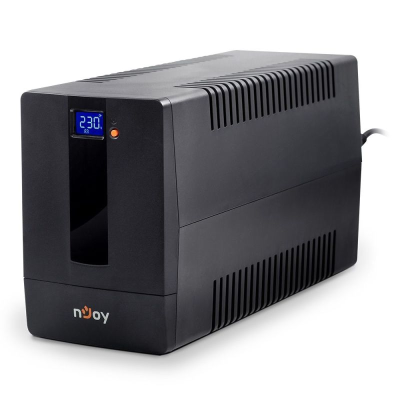ИБП NJOY Horus Plus 1500 (PWUP-LI150H1-AZ01B) Lin.int., AVR, 4 x евро, USB, LCD, пластик (Horus Plus 1500 USB)