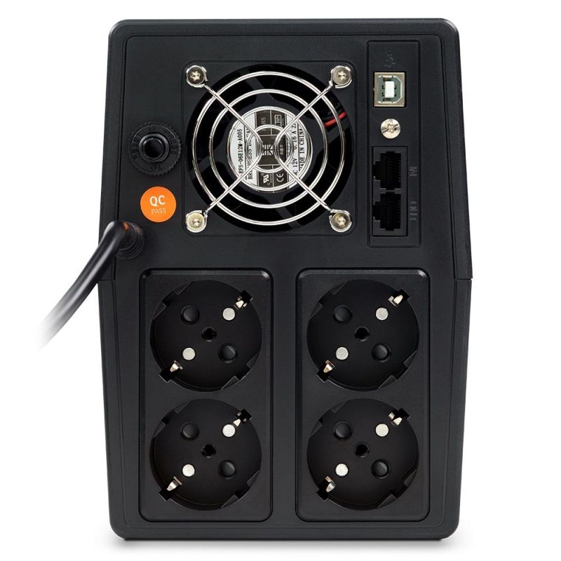 ИБП NJOY Horus Plus 1500 (PWUP-LI150H1-AZ01B) Lin.int., AVR, 4 x евро, USB, LCD, пластик (Horus Plus 1500 USB)