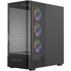 Корпус Modecom VOLCANO AQ400 ARGB MIDI SIDE LCD 6,2”, 4x120mm fans BLACK без БЖ ATX (MC-A-AQ400-4FA-B)