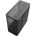 Корпус Modecom VOLCANO AQ400 ARGB MIDI SIDE LCD 6,2”, 4x120mm fans BLACK без БЖ ATX (MC-A-AQ400-4FA-B)
