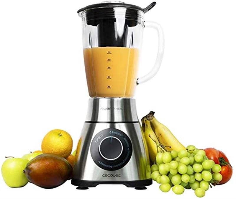 Блендер Cecotec Power Titanium 2000MAX PerfectMix Black (8435484041409) (CCTC-04140)