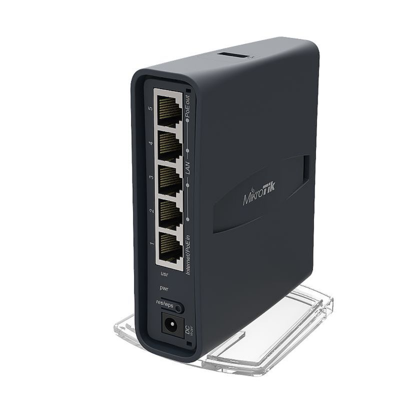 Маршрутизатор Mikrotik RB952UI-5AC2ND-TC, hAP ac lite tower, PoE, 2.4GHz b/g/n, 5GHz a/n/ac (RB952UI-5ac2ND-TC)