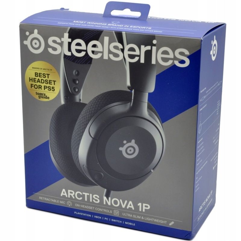 Ігрова гарнітура SteelSeries Arctis Nova 1P Black MultiPlatform (61611)
