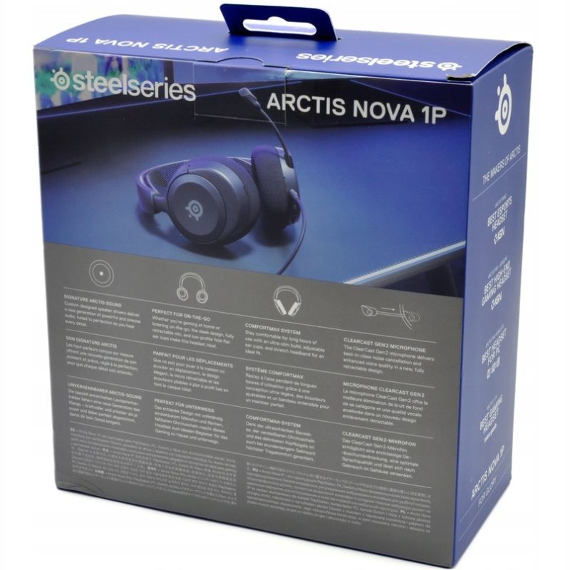 Ігрова гарнітура SteelSeries Arctis Nova 1P Black MultiPlatform (61611)