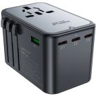 Зарядний пристрій 5xUSB 75W (3xUSB-C+2xUSB-A) Gan Z1 Travel Fast Charger Acefast (6974316282495)