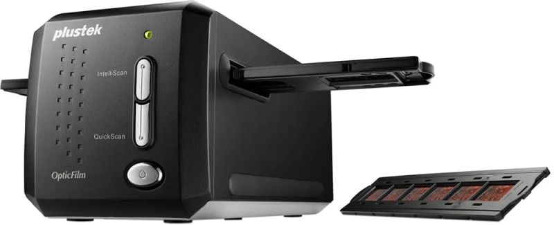 Сканер Plustek OpticFilm 8200i SE (7200dpi 48bit LED швидк. 36 сек. плівк.слайд-сканер чорний) (0226TS)