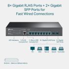 Комутатор TP-Link TL-SG3210, 2xSFP/1000 Мбіт/с, 8x10/100/1000 RJ45 (TL-SG3210)