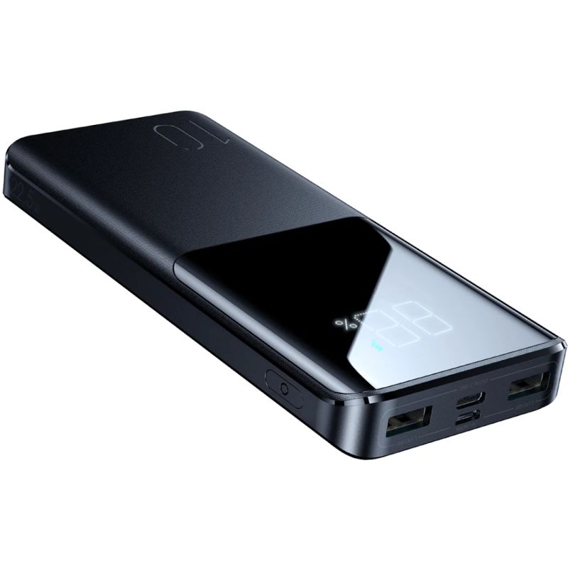 УМБ Joyroom 10000mAh 22,5W PD,QC3.0, 2xUSB-A, USB-C In/Out, Micro USB in,  Black (JR-QP191)