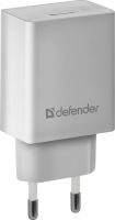 Зарядний пристрій 1xUSB 11W 2.1A UPA-21 білий Defender (83571)
