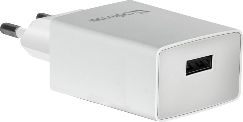 Зарядний пристрій 1xUSB 11W 2.1A UPA-21 білий Defender (83571)
