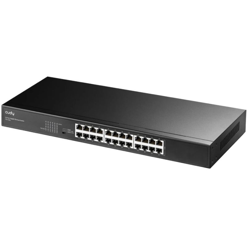 Комутатор Cudy GS1024L, 24 портовий Gigabit Metal Switch, 19" RM (GS1024L)