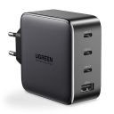 Зарядний пристрій 4xUSB 100W (3xUSB-C+USB-A) Gan Tech Fast GAN Charger чорний CD226 Ugreen (40747)