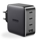 Зарядний пристрій 4xUSB 100W (3xUSB-C+USB-A) Gan Tech Fast GAN Charger чорний CD226 Ugreen (40747)