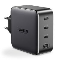Зарядний пристрій 4xUSB 100W (3xUSB-C+USB-A) Gan Tech Fast GAN Charger чорний CD226 Ugreen (40747)