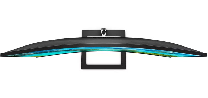 TFT 31.5" Philips 325E1C, VA, QHD, вигнутий, VGA, HDMI, DP, чорний з сріблястим (325E1C/00)