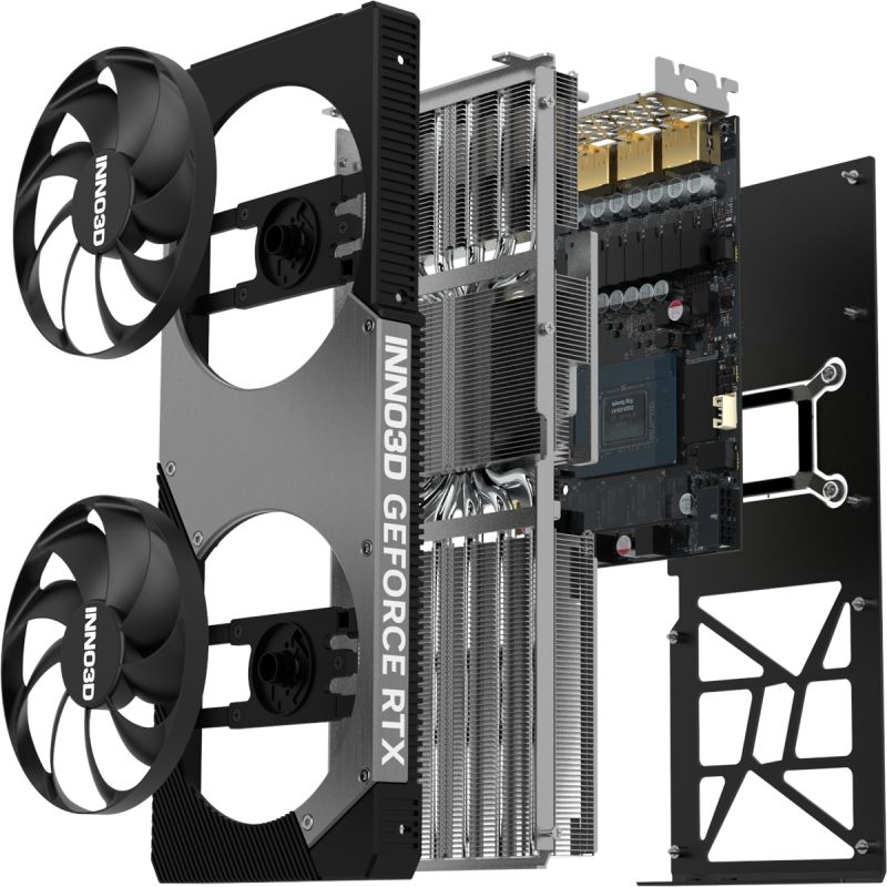 GeForce RTX5070 Inno3D TWIN X2, 12GB GDDR7, 192bit, PCI Express 5.0 (N50702-12D7-195064N)