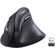 Мишка UGREEN 2.4GHz MU008, бездротова, вертикальна 4000dpi., 4кн., Чорна (25444)