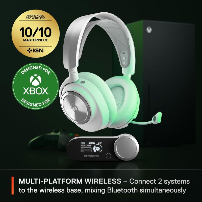 Ігрова гарнітура SteelSeries Arctis Nova Pro Wireless X White XBOX/PC/PS/SW/MAC/MOB (61525)