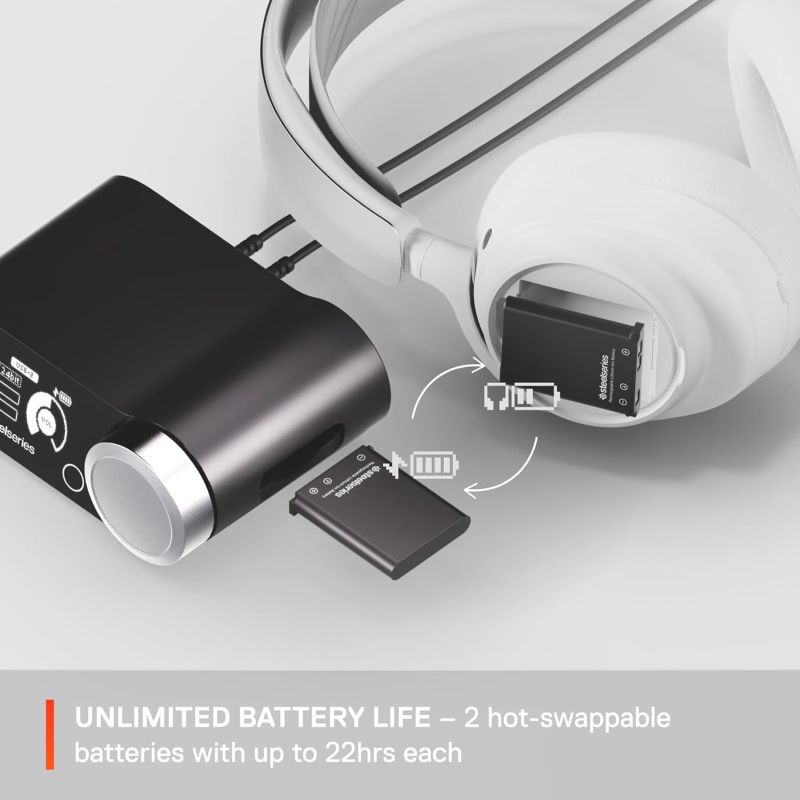 Ігрова гарнітура SteelSeries Arctis Nova Pro Wireless X White XBOX/PC/PS/SW/MAC/MOB (61525)