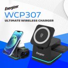 Зарядний пристрій Wireless 15W 3-in-1 Fast Charger black Energizer (WCP307)