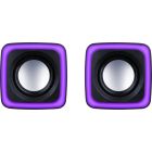 Акустична система 2.0 Defender Solar 7, 6Вт, RGB підсвітка, USB, чорна (65117)