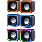 Акустична система 2.0 Defender Solar 7, 6Вт, RGB підсвітка, USB, чорна (65117)