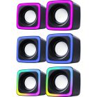 Акустична система 2.0 Defender Solar 7, 6Вт, RGB підсвітка, USB, чорна (65117)