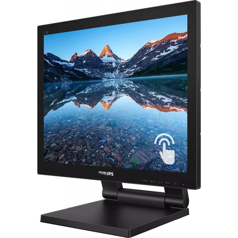 TFT 17" Philips 172B9TL, сенсорний (10 д.), 5:4, 1280 x 1024, VGA, DVI-D, HDMI, DP, USB-Hub, HAS, (172B9TL/00)