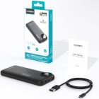 УМБ Choetech 10000mAh 22,5W PD QC3.0 2xUSB-A, USB-C чорна (M15-B791-ACBK-NG)