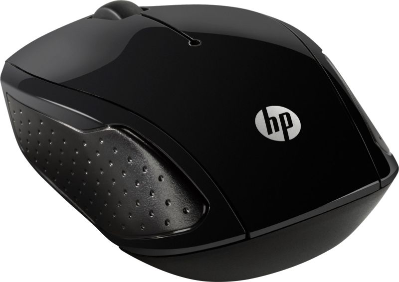 Мишка бездротова HP 200 Black Wireless Mouse, 3 кн., 1000 dpi, чорна (X6W31AA)