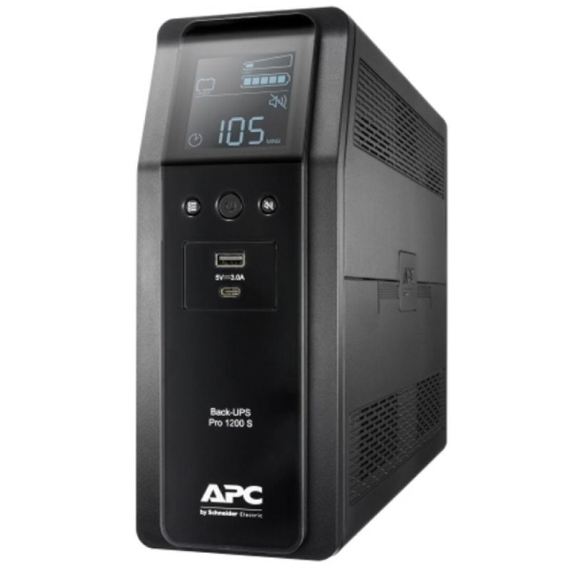 ДБЖ APC Back UPS Pro S 1200VA/720W, LCD, USB, 6+2 C13, (BR1200SI) (BR1200SI)