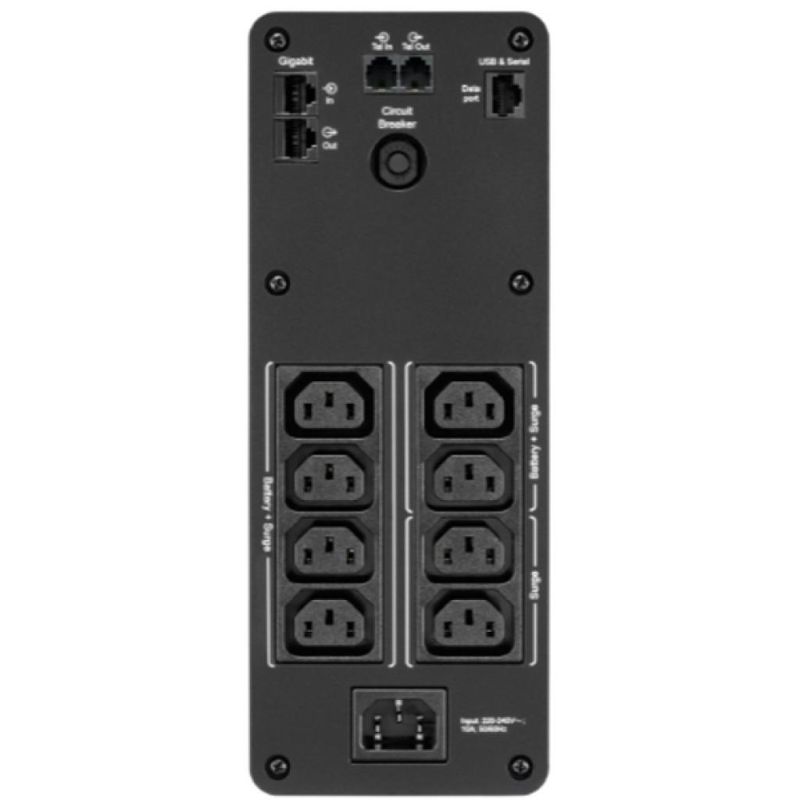 ДБЖ APC Back UPS Pro S 1200VA/720W, LCD, USB, 6+2 C13, (BR1200SI) (BR1200SI)