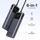 Док-станція USB3.2 Type-C --> HDMI 4K60Hz/2xUSB-А 3.2/2xUSB-C 3.2/PD 100W 6-in-1 CM888 Ugreen (35998)