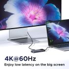 Док-станція USB3.2 Type-C --> HDMI 4K60Hz/2xUSB-А 3.2/2xUSB-C 3.2/PD 100W 6-in-1 CM888 Ugreen (35998)