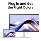 TFT 27" BenQ MA270U, IPS, 4K UHD, 2хHDMI, 2xUSB- C, HAS, Pivot, сріблясто-сірий (9H.LMWLB.QBE)