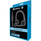 Гарнітура  Sandberg Office, USB, Black (126-12)