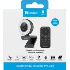 Веб-камера Sandberg Streamer USB Webcam Pro Elite Full HD, Remote control, USB-A/USB-C connection (134-39)