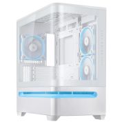Корпус Asus Prime AP202 ARGB Tempered Glass White без БЖ (90DC00P3-B19000)