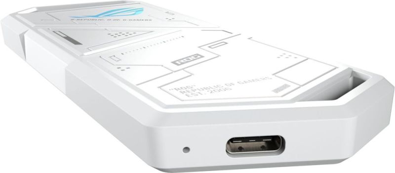 Зовнішня кишеня Asus ROG Strix Arion ESD-S1C PCIe NVMe M.2 2230/2242/2260/2280 USB Type-C 3.2 White (90DD02H1-B09000)