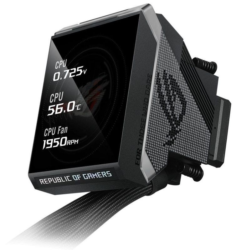 Система водяного охолодження Asus ROG Strix LC IV 360 ARGB LCD Black (90RC01M1-B0EAY0)