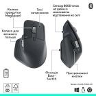 Мышь беспроводная Logitech MX Master 3S Performance BE Graphite (910-007501)