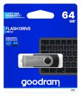 USB Flash GoodRAM 64GB USB 2.0 Twister Black, Retail (UTS2-0640K0R11)