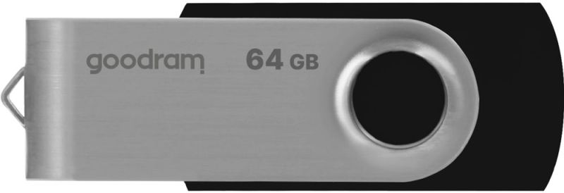 USB Flash GoodRAM 64GB USB 2.0 Twister Black, Retail (UTS2-0640K0R11)