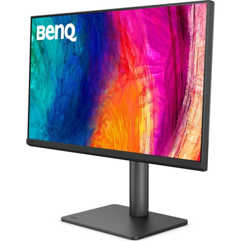 TFT 27" BenQ PD2706QN, QHD, IPS, HDMI, DP, USB-C, HAS, Pivot, колонки, темно сірий (9H.LNDLA.TBE)