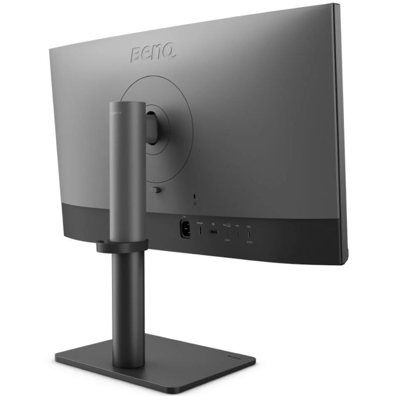 TFT 27" BenQ PD2706QN, QHD, IPS, HDMI, DP, USB-C, HAS, Pivot, колонки, темно сірий (9H.LNDLA.TBE)
