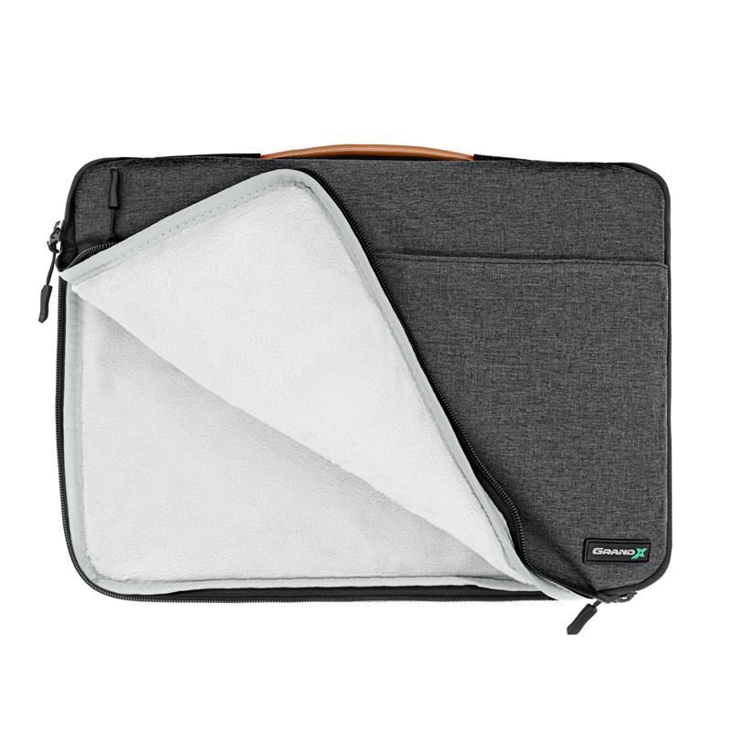 Чохол-сумка для ноутбука Grand-X 15" Dark Grey (SLX-15D)