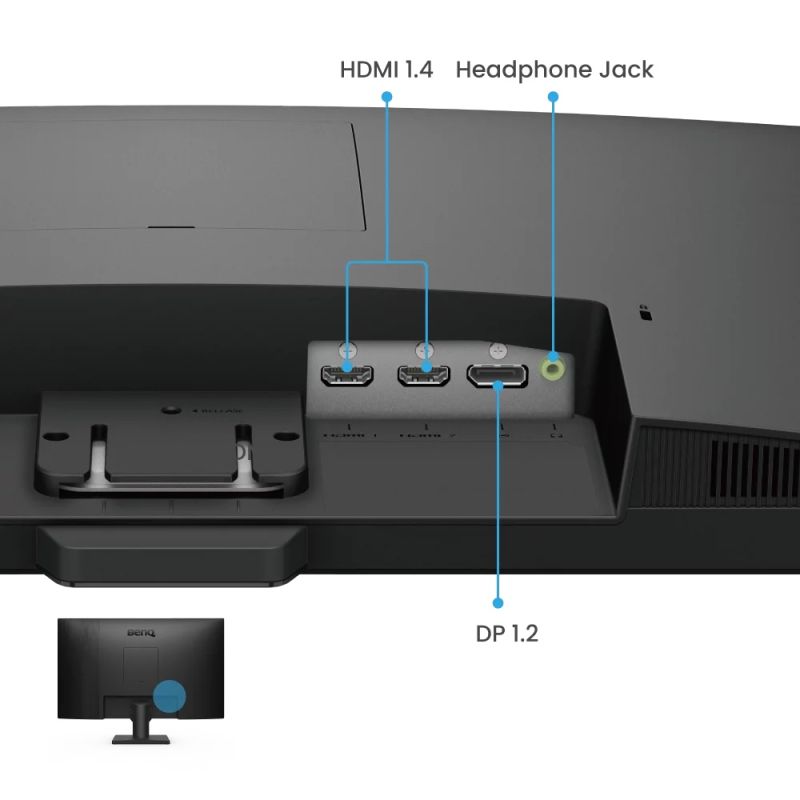 TFT 27" BenQ GW2790, IPS, 100Hz, 2xHDMI, DP, колонки, чорний (9H.LLTLJ.LBE)