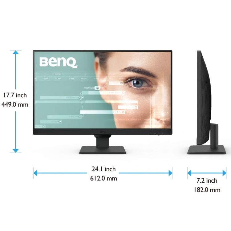 TFT 27" BenQ GW2790, IPS, 100Hz, 2xHDMI, DP, колонки, чорний (9H.LLTLJ.LBE)