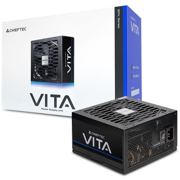 БЖ 750W Chieftec VITA BPX-750-S 120mm, 80+ Bronze, Retail (BPX-750-S)